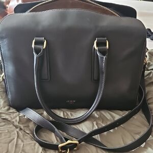 Black Leather Satchel by J.W. Hulme